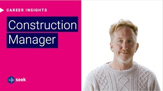 What’s it like to be a Construction Manager in Australia [upl. by Elvina]