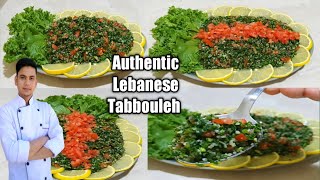 Authentic Lebanese Tabbouleh Tabbouleh Arabic Arabic Healthy salad [upl. by Lemuela]