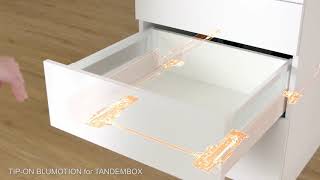 Blum Tandembox Antaro TIP ON  BLUMOTION [upl. by Yspyg]