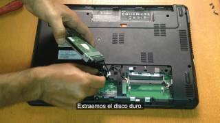 Como abrir desarmar destapar portatil Acer Aspire E1421 [upl. by Squires313]