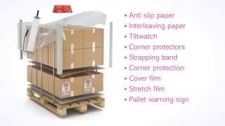 Four steps for pallet securing [upl. by Johnny915]