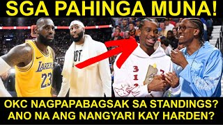 OKC UMIIWAS “Daw” sa Lakers NAGPAPATALO  Harden NAGKAKALAT sa Clippers [upl. by Ytitsahc]