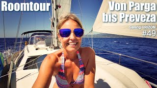 Sailing ORIZON 49  Roomtour  Parga bis Preveza [upl. by Submuloc]