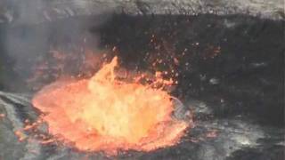 Disposal of organic waste in Erta Ale Volcano lava lake causes violent eruption [upl. by Llekim425]