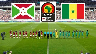 Burundi vs Senegal  AFRICA CUP OF NATIONS QUALIFICATION 2025 [upl. by Chisholm]