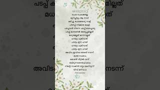 Nee Chechalakkale Lyrics✨ love safamusthafa shortsfeed trending shorts lyrics [upl. by Avrenim]