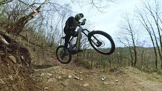 Downhill Enduro trails  Chaudfontaine on my Santa Cruz Bullit [upl. by Anitsahs]