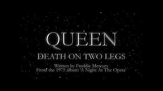 Queen  Death on Two Legs Official Lyric Video [upl. by Yuria296]