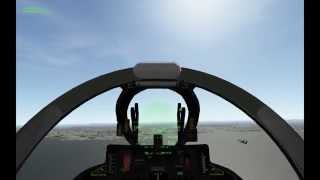 F14 Cockpit Flight Simulator  BMS Demo  4K [upl. by Sucul]