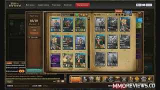 Rise of Mythos Gameplay HD  First Look  Free Online Trading Card Game [upl. by Shelman]