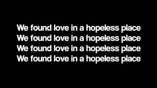 Rihanna  We Found Love LYRICS [upl. by Esmeralda]