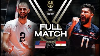 🇺🇸 USA vs 🇪🇬 EGY  Paris 2024 Olympic Qualification Tournament  Full Match  Volleyball [upl. by Merras444]