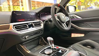 BMW M4 CSL 2023  Interior Design Details [upl. by Sarilda]