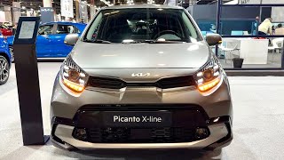 KIA PICANTO XLine 2023  FIRST LOOK amp visual REVIEW exterior interior PRICE [upl. by Fricke]