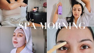 RELAXING SELF CARE MORNING 2021  AT HOME PAMPER ROUTINE mid week [upl. by Maritsa]