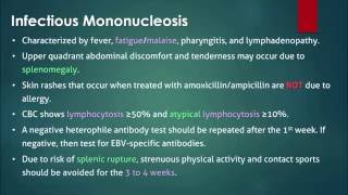 Infectious Mononucleosis [upl. by Arvo]