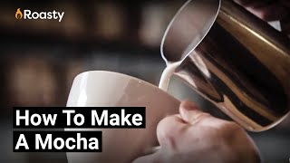 How To Make A Mocha At Home  Simple Chocolate  Espresso Drink Recipe [upl. by Rani]