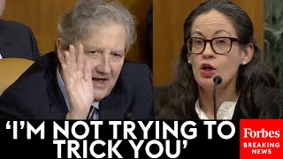 ALMOST UNWATCHABLE John Kennedy Asks Democrats Witness The Same Question Over amp Over [upl. by Aicenat81]