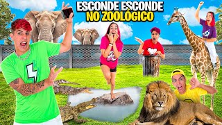 ESCONDE ESCONDE DENTRO DE UM ZOOLÓGICO deu ruim [upl. by Dalton]