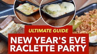 German Raclette Party  German New Years Eve Food Traditions [upl. by Warford]