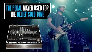 How John Mayer Got THAT Guitar Tone For The Belief WTLI Solo [upl. by Sandra]