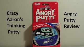 Crazy Aarons Thinking Putty  Angry Putty Review [upl. by Ancell970]