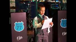 This 7 year old best man made an incredibly special speech for his father ❤️️😭 [upl. by Kristof]