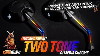 Cara Repaint Media Chrome Dijamin Awet dan Kuat  Samurai Paint [upl. by Plath342]