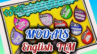 Modalsmodals in english grammartlmmodals projectmodal chartmodal verbsmodal tlmenglish tlm [upl. by Tomasz]