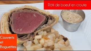 Spécial noêl  Rôti en croute et son accompagnement  Couverts et Baguettes [upl. by Jerri]