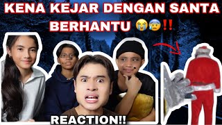 KENA KEJAR DENGAN SANTA BERHANTU 😭‼️ LARI CEPAT KORANG😭 [upl. by Atiluap]