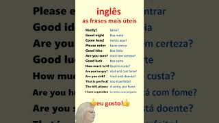 Inglês Aprenda frases mais úteis em inglês para principiantes [upl. by Ebbie]