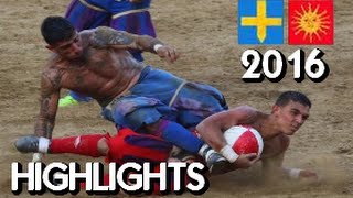 Calcio Storico 2016 ● Azzurri  Rossi ● Highlights [upl. by Latimer]