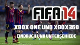 FIFA 14 GAMEPLAY HD  Unterschiede Xbox OneXbox360 amp PS4PS3 Gamescom 2013 [upl. by Annia545]