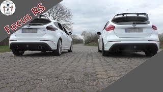 Focus RS Exhaust Sound EGOX VS Custom Exhaust [upl. by Ttehc]