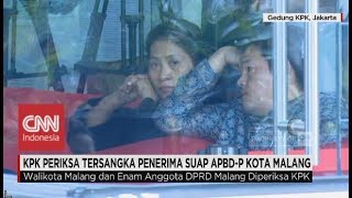 KPK Periksa Wali Kota Malang amp 6 Tersangka Lain Terkait Suap APBD [upl. by Ahsaenat181]