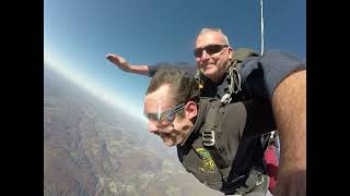 Micheal Paquette skydiving over Norwich NY with Just Jump SKydiving [upl. by Eelnyl]