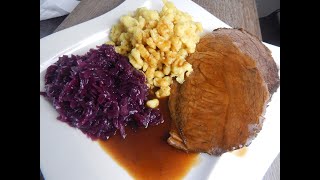 Rinderbraten butterweich und zart Ganz einfach [upl. by Ahtebbat]