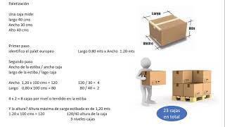 3 Presentación de PowerPoint cubicaje de cajas y contenedor [upl. by Gintz]