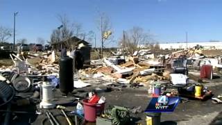 Several suspected tornadoes touch down in Adairsville [upl. by Aznecniv]