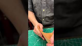 Burnish those edges with some Tokonole  Leather Burnishing [upl. by Gerdeen]