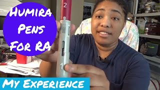 How I Give Myself Humira Pen Injections For my Rheumatoid Arthritis [upl. by Odrareg]