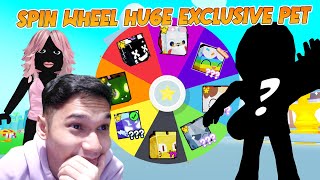 YOUTUBER INI MENJADI JODOH CLARISSA SPIN WHEEL ROBLOX PET SIMULATOR X [upl. by Barth]