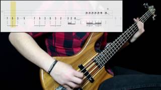 Yes  Roundabout Bass Cover Play Along Tabs In Video [upl. by Ahar]