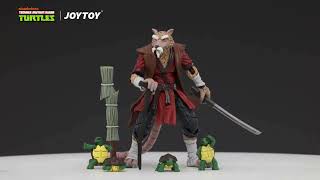 JOYTOY 118 Nickelodeon TMNT  April ONeil amp Splinter [upl. by Fogg927]