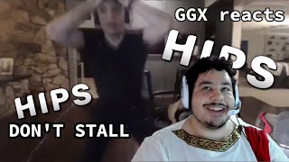 Greekgodx reacts to Radio Kapp  My Hips Dont Stall with Twitch Chat [upl. by Drye]