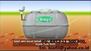 VIDEO ANIMASI CARA KERJA SEPTIC TANK BIOFIL [upl. by Marwin]