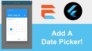 Flutter  How To Add A Date Picker To Your App [upl. by Truc]