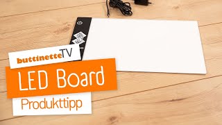 LED Board  Produktvorstellung  buttinette TV DIY [upl. by Ailbert]