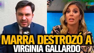 MARRA DESTROZÓ A VIRGINIA GALLARDO TRAS EL CIERRE DE TÉLAM [upl. by Joash]